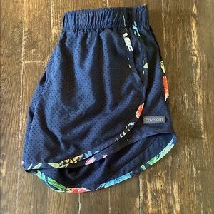 Women’s Calvin Klein Floral Trim Shorts